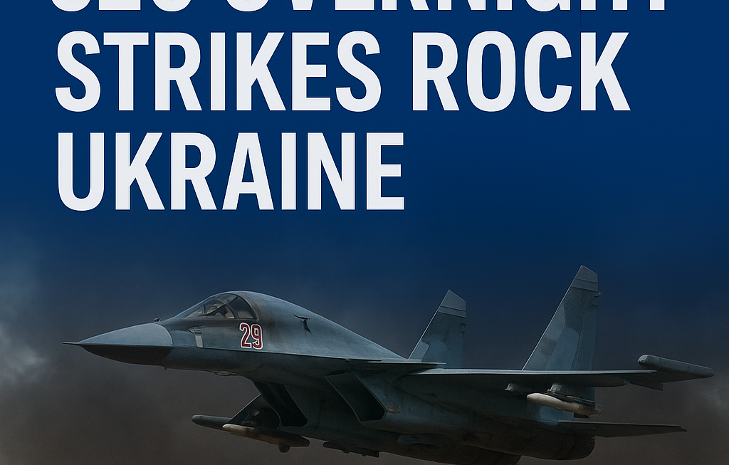 Russia-Ukraine War LIVE: 526 Overnight Strikes Rock Ukraine